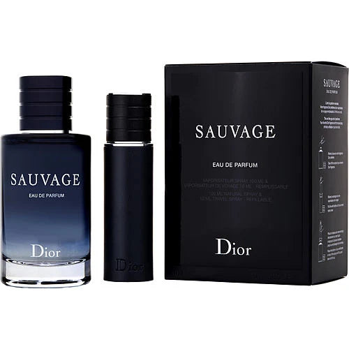 Christian Dior Sauvage 100ml EDP 10ml EDP Spray Gift Set LuxePerfumes