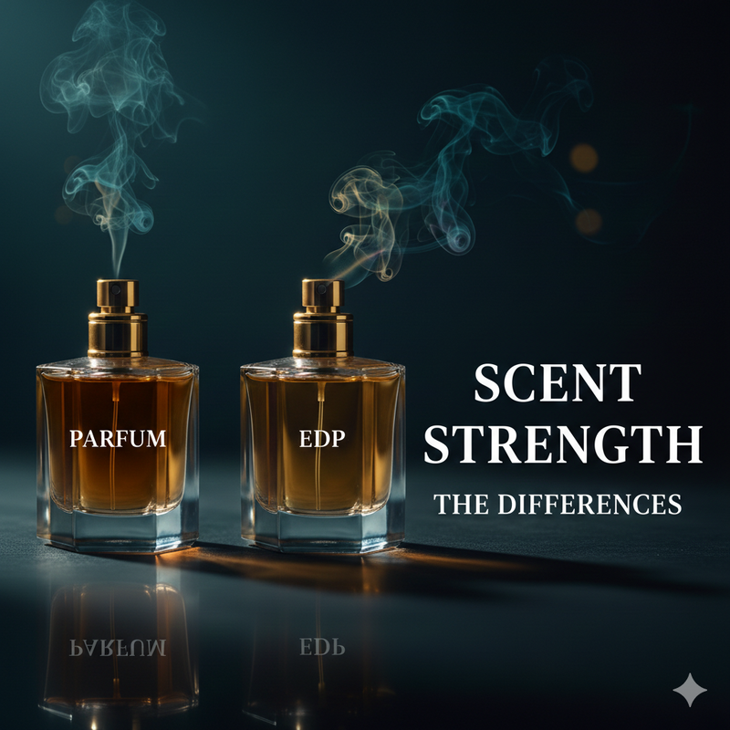 EDP, EDT, and Parfum: Unravelling the Scent Strength Differences