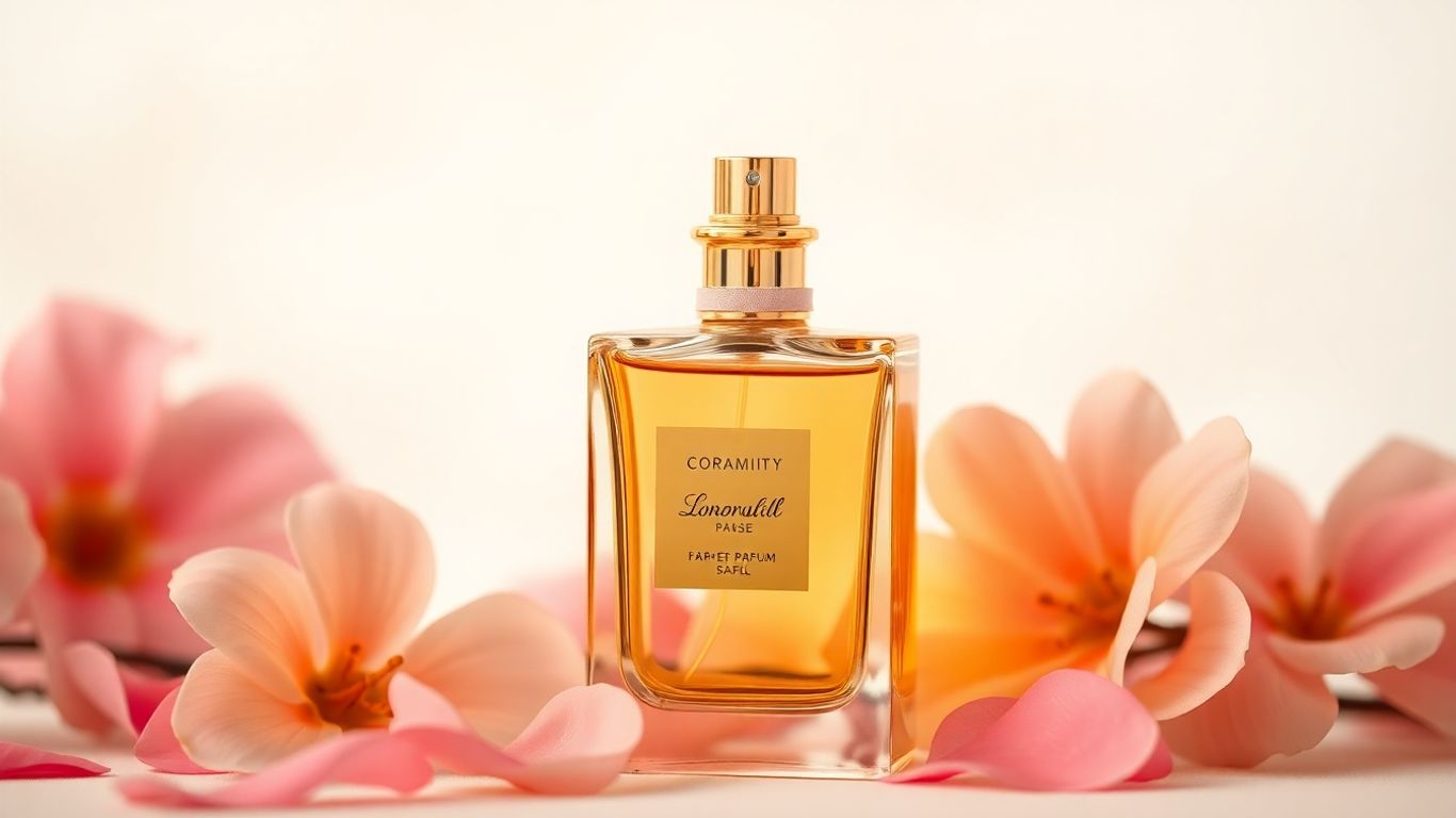 Verset Valeria perfume bottle with floral and golden accents.