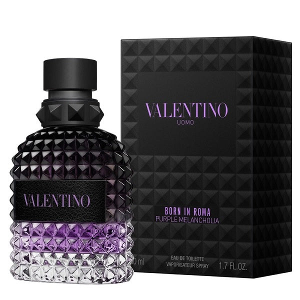 Valentino Uomo Born In Roma Purple Melancholia 50ml Eau De Toilette Spray