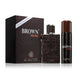 Fragrance World Brown Orchid 80ml EDP Spray + 50ml Perfumed Spray