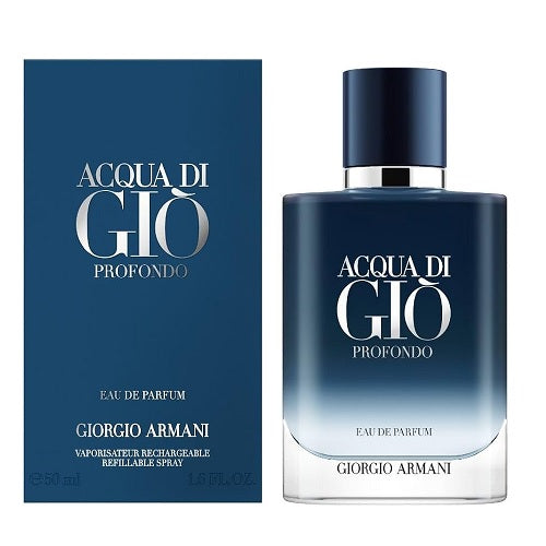 Giorgio Armani Acqua di Gio Profondo 50ml Eau De Parfum Refillable Spray