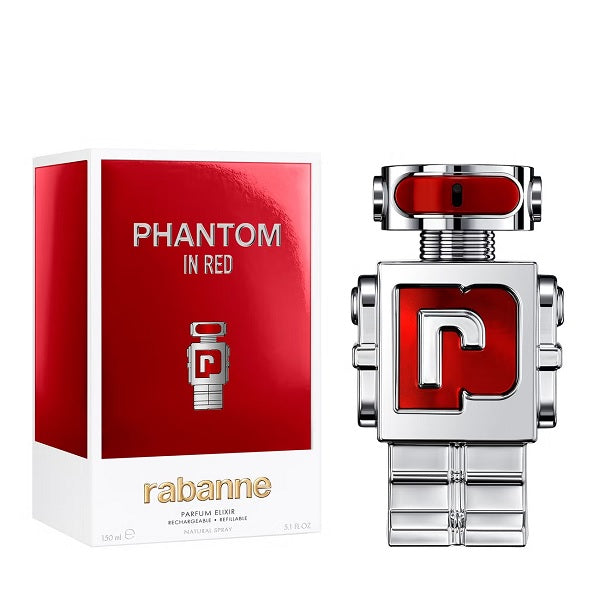 Paco Rabanne Phantom In Red 150ml Parfum Elixir Refillable Spray
