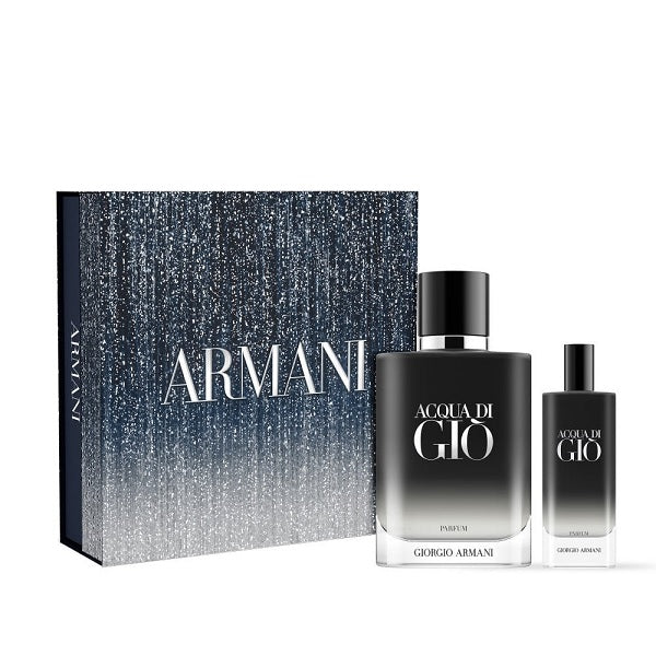 Giorgio Armani Acqua Di Gio 100ml Parfum + 15ml Parfum Spray Gift Set 2025