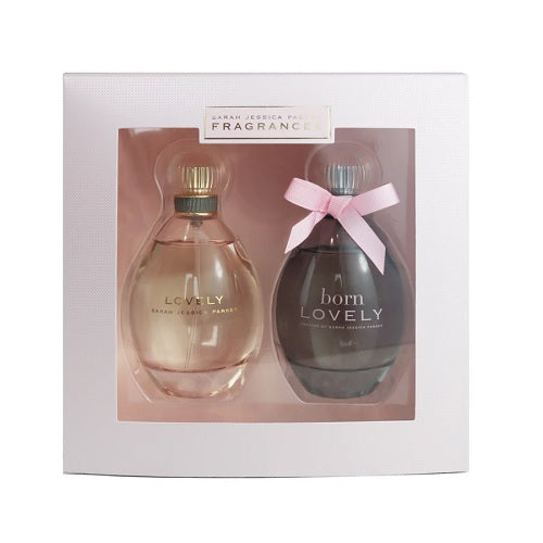 Sarah Jessica Parker Lovely 100ml EDP + Born Lovely 100ml EDP Spray Gift Set