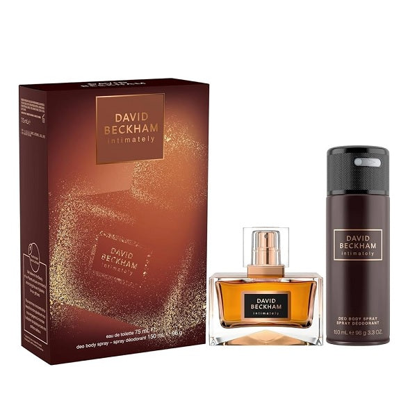 David Beckham Intimately 75ml Eau De Toilette + 150ml Deodorant Spray Gift Set 2025