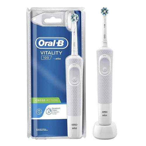 Oral B Vitality 100 Cross Action White Electric Toothbrush