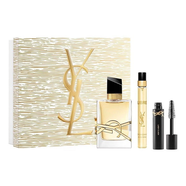Yves Saint Laurent Libre 50ml EDP + 10ml EDP Spray + 2ml Lash Clash Mascara Gift Set 2025