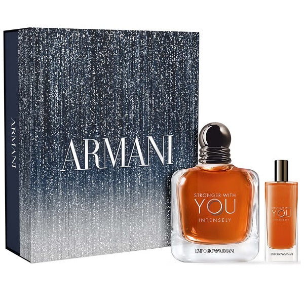 Emporio Armani Stronger With You Intensely 100ml EDP Intense Spray +15ml EDP Intense Spray  Gift Set 2025