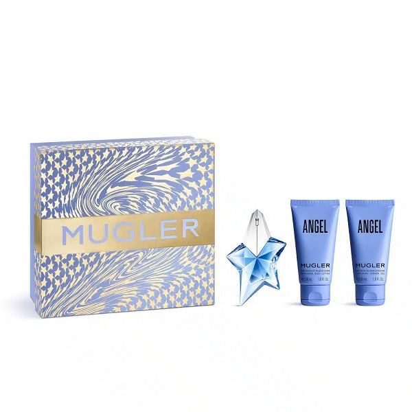Thierry Mugler Angel 25ml EDP Spray +  50ml Shower Gel + 50ml Body Lotion Gift Set 2025