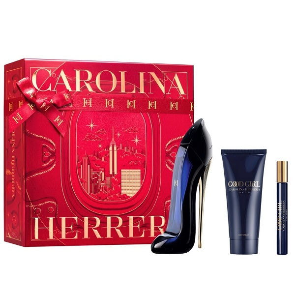 Carolina Herrera Good Girl 80ml EDP Spray + 10ml EDP Spray + 100ml Body Lotion Gift Set 2026