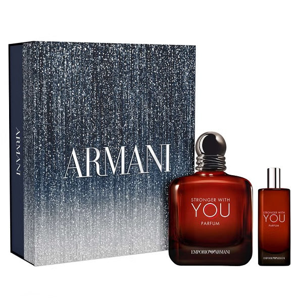 Emporio Armani Stronger With You Parfum 100ml Parfum Spray +15ml Parfum Spray  Gift Set 2025