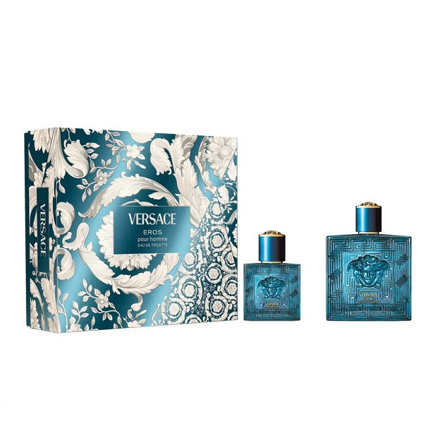 Versace Eros 100ml Eau De Toilette Spray + 30ml Eau De Toilette Spray Gift Set 2025