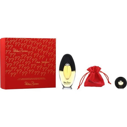 Paloma Picasso 100ml EDP Spray + 4.5ml EDP Mini & Travel Pouch Gift Set 2024