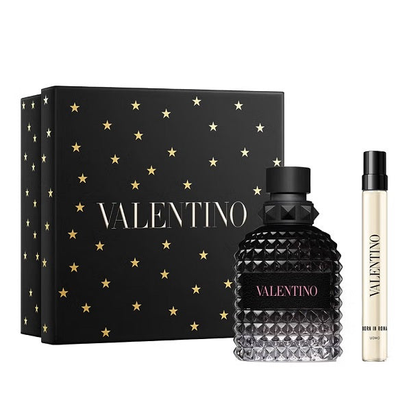 Valentino Uomo Born In Roma 50ml EDT Spray + 10ml EDT Gift Set 2025