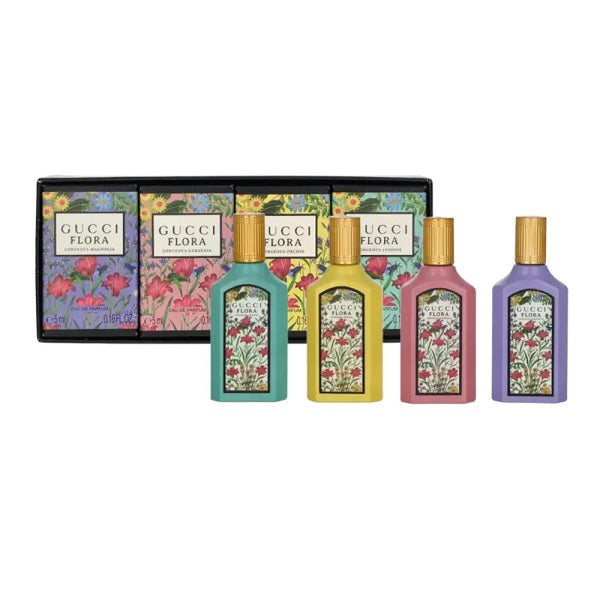 Gucci Flora Gorgeous 5ml Eau De Parfum Miniature Gift Set