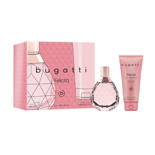 Bugatti Felicita For Women 60ml Eau De Parfum Spray + 100ml Shower Gel Gift Set