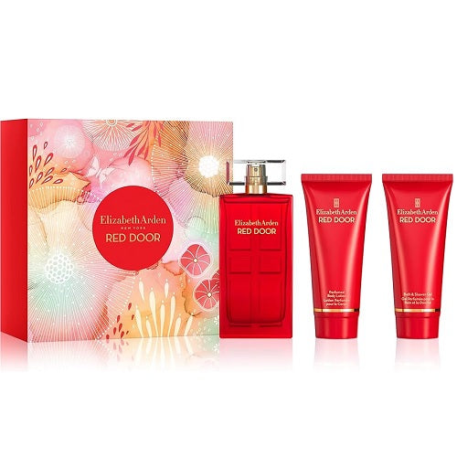 Elizabeth Arden Red Door 100ml EDT + 100ml Body Lotion + 100ml Bath & Shower Gel Gift Set