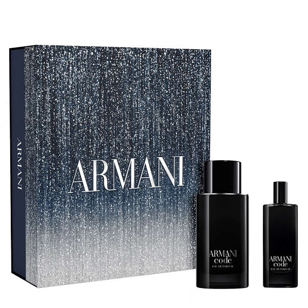 Armani Armani Code 75ml EDP Spray + 15ml EDP Spray Gift Set 2025