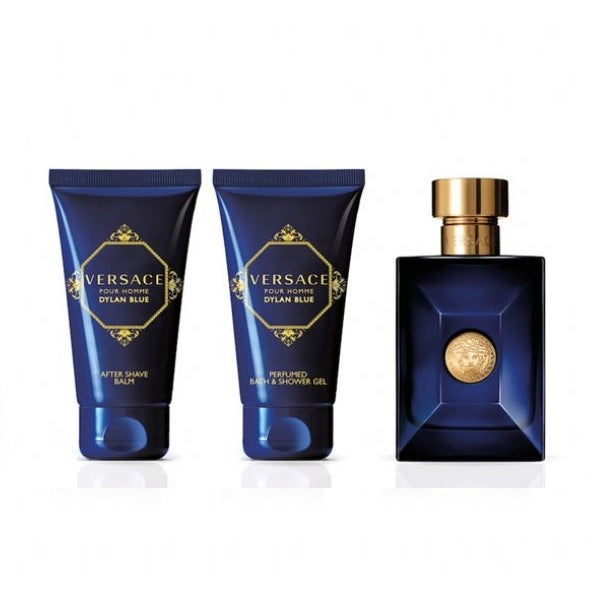 Versace Dylan Blue Pour Homme 50ml EDT Spray + 50ml Bath & Shower Gel ...