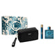 Versace Eros 100ml EDP Spray + 10ml EDP Spray + Black Trousse Gift Set 2025