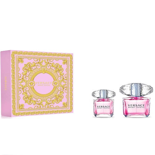 Versace Bright Crystal 90ml Eau De Toilette Spray + 30ml Eau De Toilette Spray Gift Set 2023