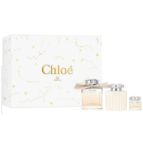 Chloe Signature 75ml EDP Spray + 5ml EDP + 100ml Body Lotion Gift Set 2023