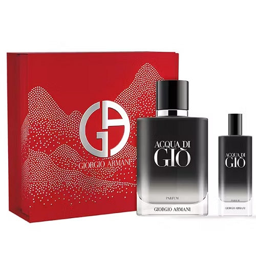 Giorgio Armani Acqua Di Gio 100ml Parfum + 15ml Parfum Spray Giftset 2024