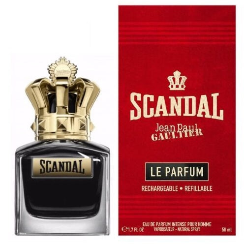 Jean Paul Gaultier Scandal Le Parfum Pour Homme 50ml EDP Intense Refillable  Spray