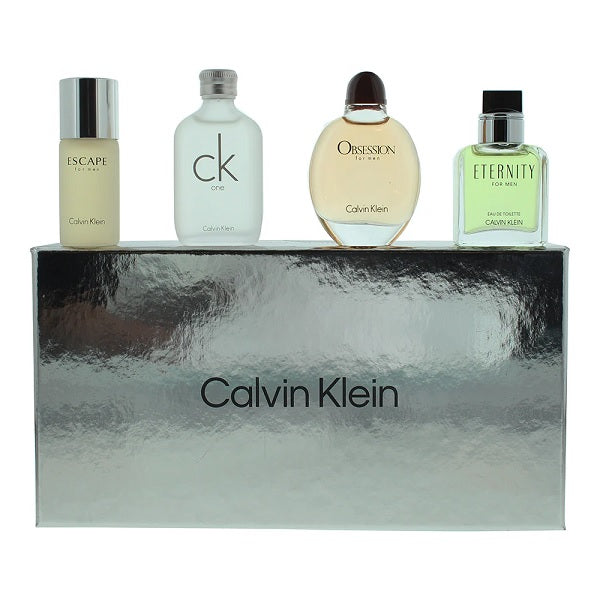 Calvin Klein Mens 4 x 15ml Miniature Gift Set