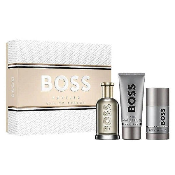 Hugo Boss Bottled 100ml Eau De Parfum + 150ml Bottled Shower Gel + 75ml Deo Stick Gift Set