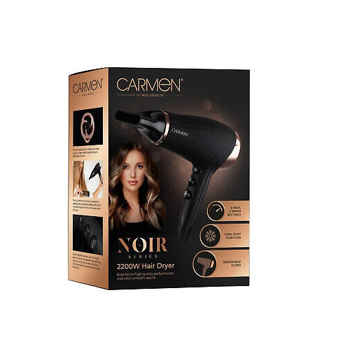 Carmen Noir 2200 Watt Hair Dryer