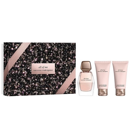 Narciso Rodriguez All Of Me 50ml EDP Spray + 50ml Body Lotion + 50ml Shower Gel Gift Set