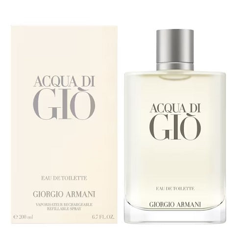 Giorgio Armani Acqua Di Gio 200ml Eau De Toilette Refillable Spray