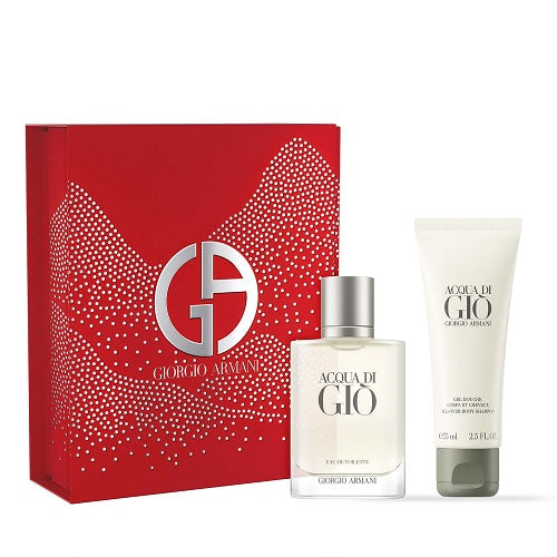 Giorgio Armani Acqua Di Gio 50ml Eau De Toilette Spray+ 75ml Body Shampoo Giftset 2024