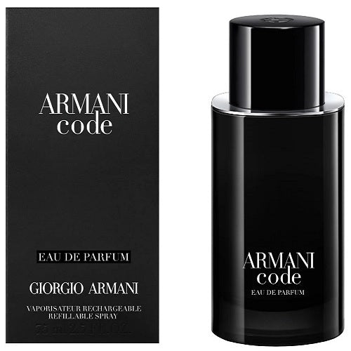 Armani Code Pour Homme 75ml Eau De Parfum Refillable Spray