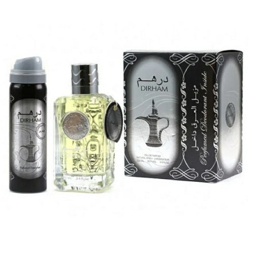 Ard Al Zaafaran Dirham 100ml EDP Spray + 50ml Perfumed Spray Gift Set