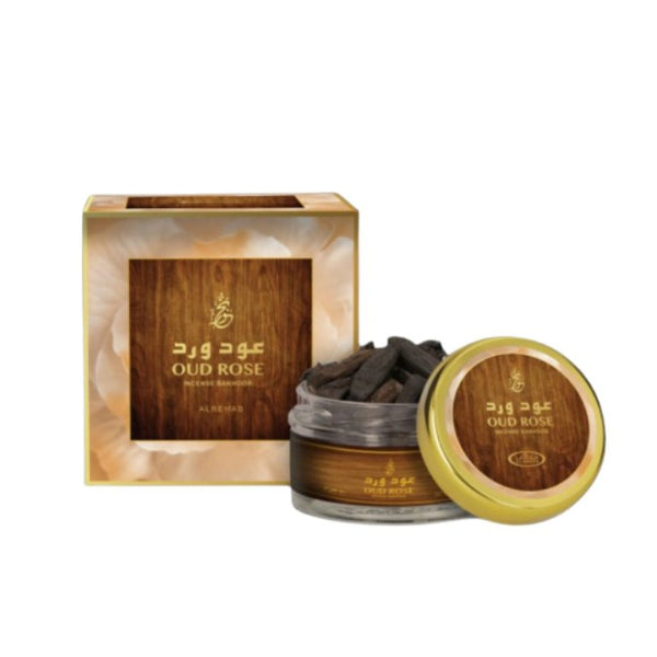 Al Rehab Oud Rose Incense Bakhoor 30g Home Fragrance