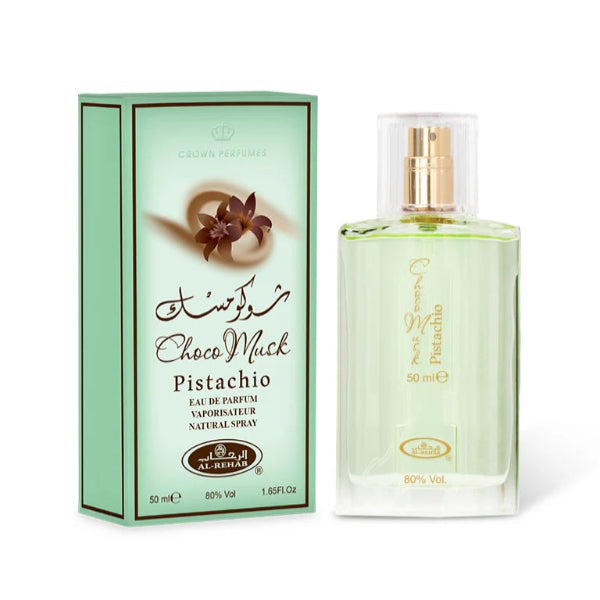 Al Rehab Choco Musk  Pistachio 50ml Eau De Parfum Spray