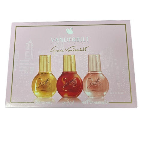 Gloria Vanderbilt 3 x 30ml Eau De Toilette Gift Set