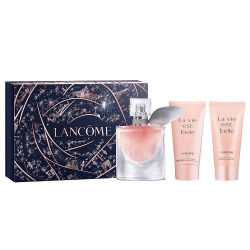 Lancome La Vie Est Belle 30ml EDP Spray + 50ml Body Lotion + 50ml Shower Gel Gift Set 2024