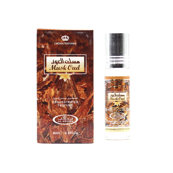 Al Rehab Musk Oud 6ml Concentrated Perfume Roll-on