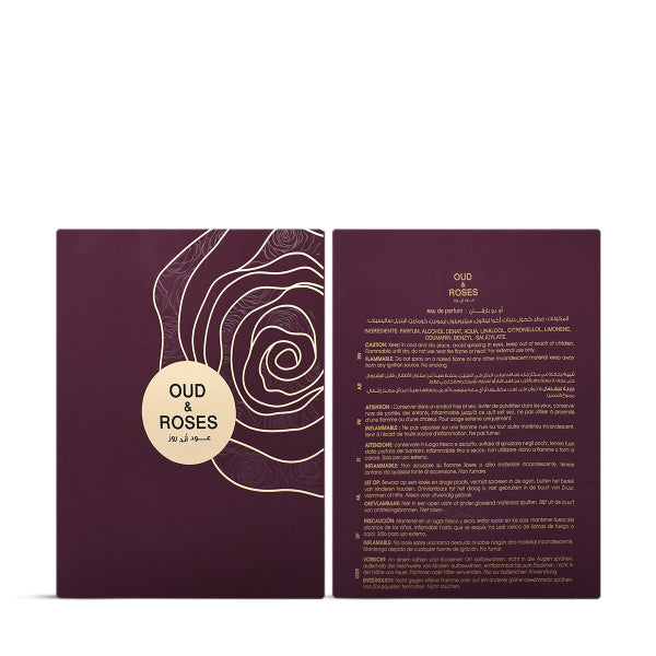 Ahmed Al Maghribi Oud & Roses 60ml Extrait De Parfum Spray