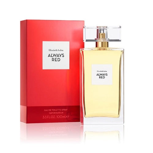 Elizabeth Arden Always Red 100ml Eau De Toilette Spray *New Packaging*