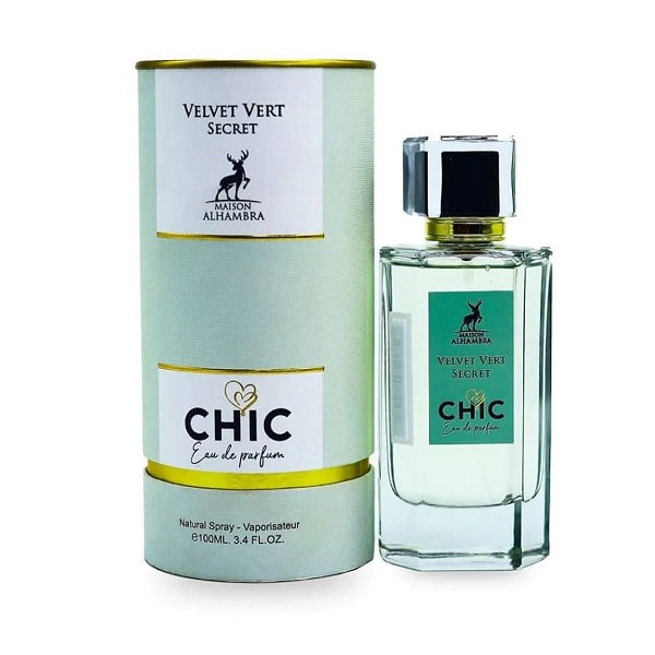 Maison Alhambra Chic Velvet Vert Secret 100ml Eau De Parfum Spray