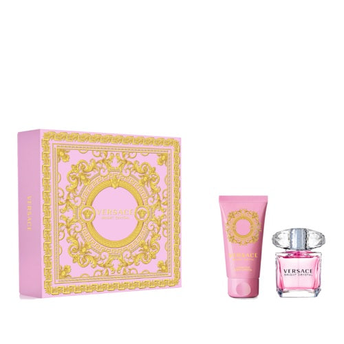 Versace Bright Crystal 30ml Eau De Toilette Spray + 50ml Body Lotion Gift Set 2023