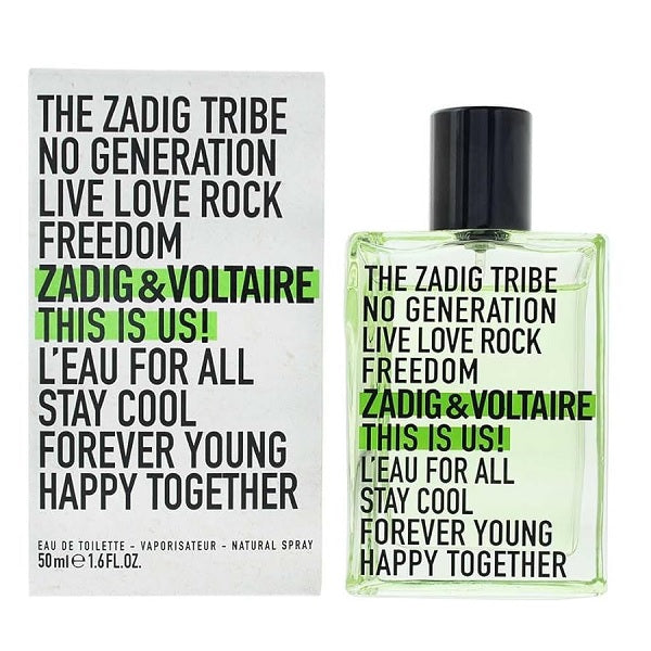 Zadig & Voltaire This Is Us! 50ml Eau De Toilette Spray