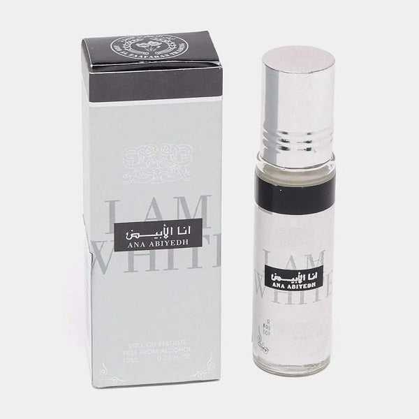 Ard Al Zaafaran Ana Abiyedh 10ml Alcohol Free Roll On Perfume