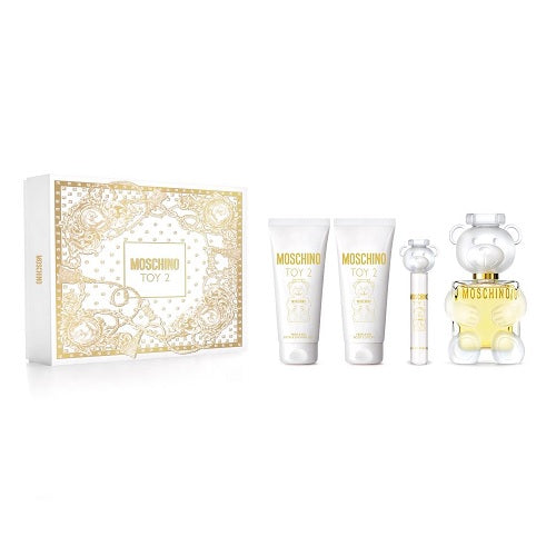 Moschino Toy 2 100ml EDP + 10ml EDP Spray + 50ml Body Lotion + 50ml Shower Gel Gift Set 2024