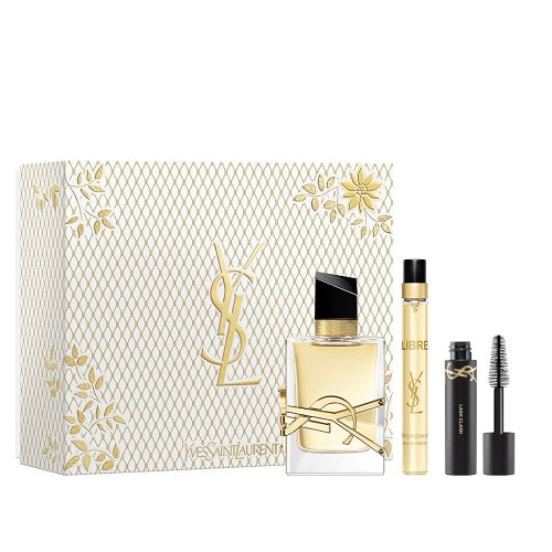 Yves Saint Laurent Libre 50ml EDP + 10ml EDP Spray + 2ml Lash Clash Mascara Gift Set 2024